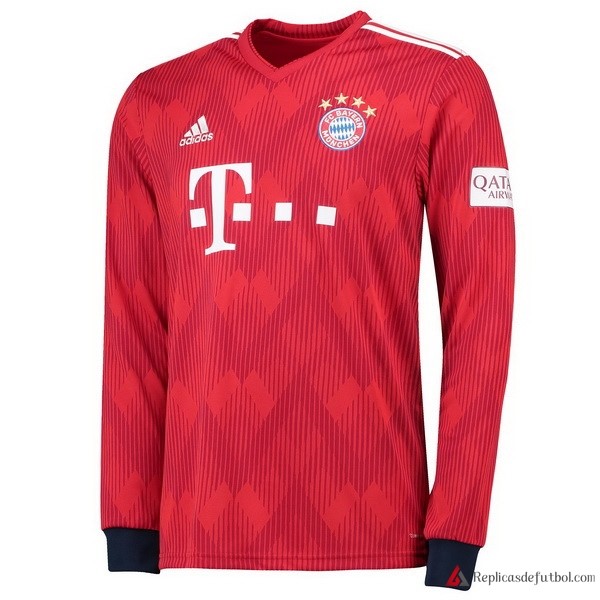 Camiseta Bayern Munich Primera equipación ML 2018-2019 Rojo